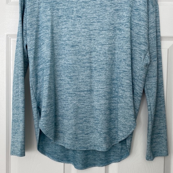 NWOT Banana Republic Soft Jersey High-Low Curved Hem Tee Emerald XS - Picture 4 of 11